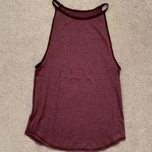 Maroon lululemon tank top